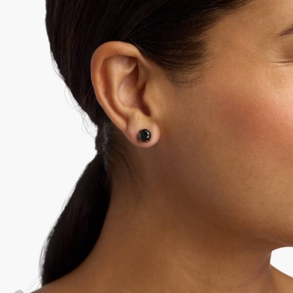 Black Diamond Stud Earrings in Black Rhodium-Plated 14K White Gold (3 Ct. Tw.)