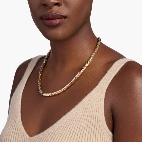 20" Locked Link Chain Necklace in 14K Yellow Gold (6mm) - Image 2